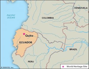 Map of Quito