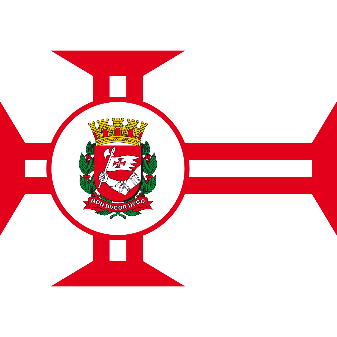 (Bandeira da Cidade de/ Flag of the City of São Paulo)